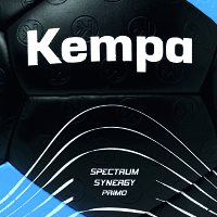 Kempa Handball Spectrum Synergy Primo schwarz/blau Größe 0 mit Aufdruck Name