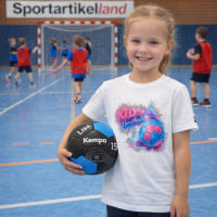 Kempa Handball Spectrum Synergy Primo schwarz/blau Größe 0 mit Aufdruck Name