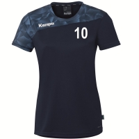 Kempa Trikot Athletics 29 Shirt Damen marine XS Aufdruck Name weiss