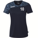 Kempa Trikot Athletics 29 Shirt Damen marine XS Aufdruck Name weiss