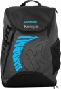 Kempa Handball Rucksack anthra/neon blau mit Aufdruck Name