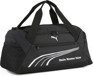 PUMA Sporttasche Fundamental Trainingstasche Extra klein mit Aufdruck Name