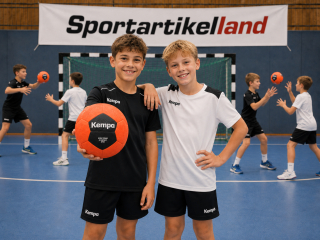 Kempa Handball SPIN  fluo rot/schwarz Größe 2 extrem griffig ohne Harz Resin Free