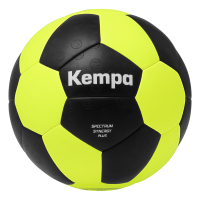 Kempa Handball Spectrum Synergy Plus gelb/schwarz 3 mit Aufdruck Name